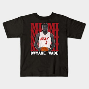 Miami Heat Dwyane Wade Kids T-Shirt